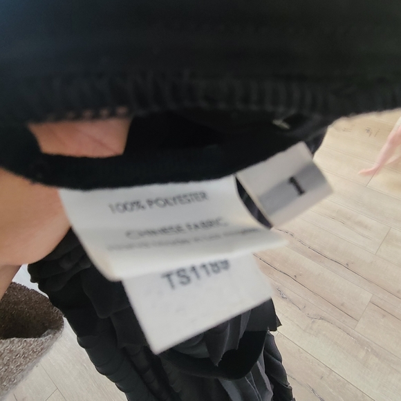 Enza Costa Pleated Maxi Skirt in Black NWOT - Picture 6 of 6